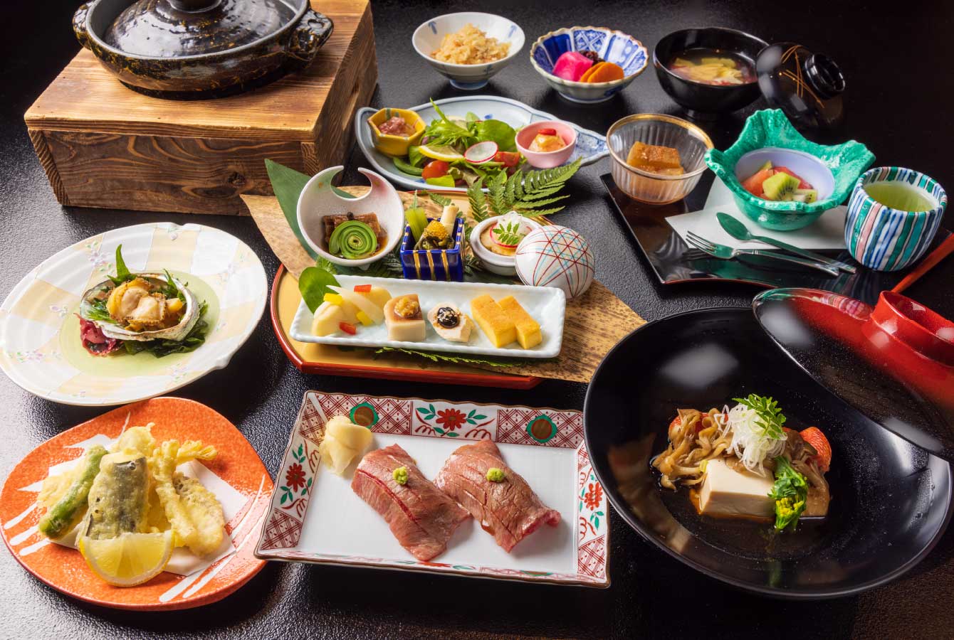 banquet served at an inn